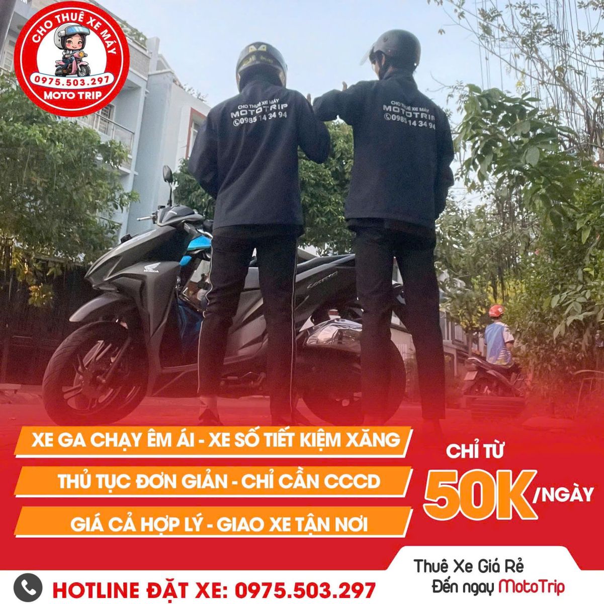 Cho thuê xe máy giá rẻ
