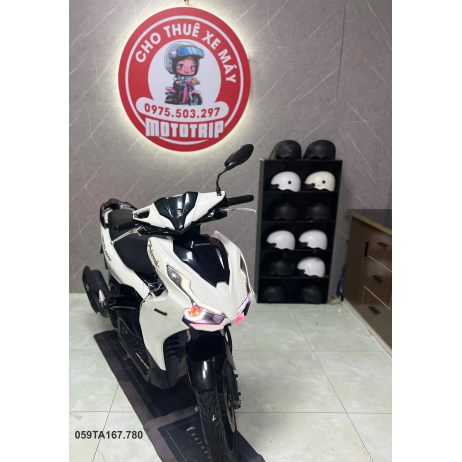 Honda Air Blade Trắng Bi Cầu 125cc