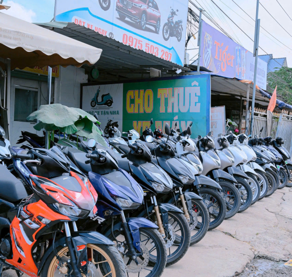 Cho thuê xe máy giá rẻ tại Biên Hòa – Giao tận nơi, thủ tục nhanh